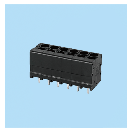 BC0177-53XX / Front Entry Screwless PCB terminal block - 5.00 mm. 