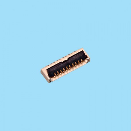 0527 / Conector acodado para cinta flexible SMD - Paso 0.50 mm (0.020”)