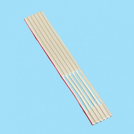 9254 / Monocolor flexible flat cable - Pitch 2.54 mm