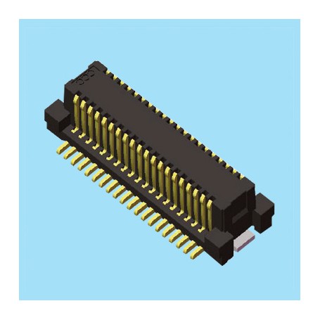 0561 / Male stright SMD connector board to board - Pitch 0,50 mm