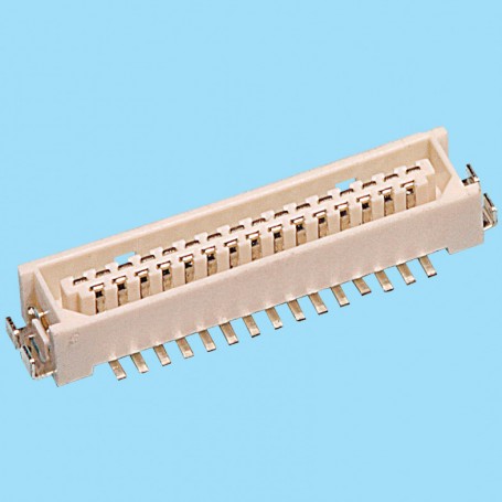 1075 / Conector macho recto SMD PCB a PCB - Paso 1,00 mm