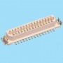 1076 / Female stright SMD connector board to board - Pitch 1,00 mm