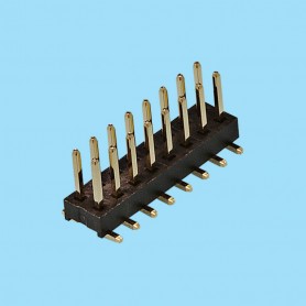2468 / Stright pin header double row SMD - Pitch 2,54 mm