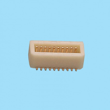 0829 / Conector hembra recto SMD PCB a PCB - Paso 0,80 mm