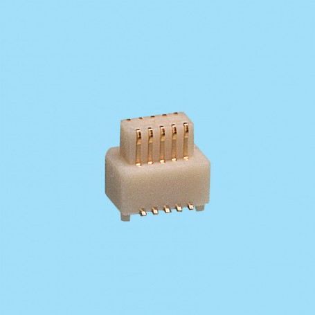 0828 / Male stright SMD connector board to board - Pitch 0,80 mm