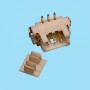 1171 / Conector macho recto SMD cajeado - Paso 1,25 mm