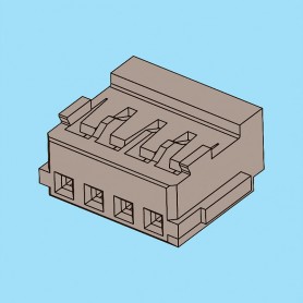 1585 / Crimp connector housing single row - Pitch 1,50 mm