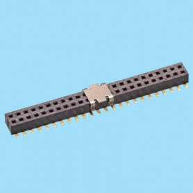 1305 / Conector hembra recto doble fila SMD - Paso 1,27 mm