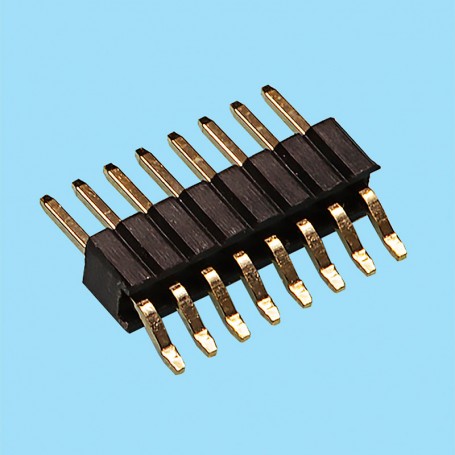 1320 / Regleta acodada simple fila SMD - Paso 1,27 mm