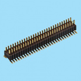 1282 / Stright pin header double row SMD - Pitch 1,27 mm