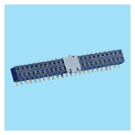 1311 / Female stright connector double row SMD - Pitch 1,27 mm