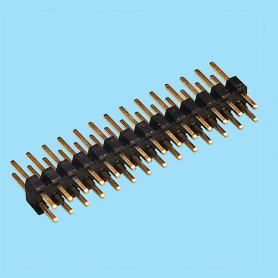 2026 / Stright pin header double row - Pitch 2,00 mm