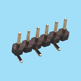 2150 / Regleta recta simple fila SMD - Paso 2,00 mm