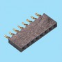 2059 / Conector acodado hembra simple fila SMD - Paso 2,00 mm