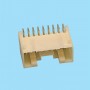 1992 / Conector acodado doble fila polarizado - Paso 2,00 mm