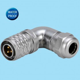 SF1214/P / Angled cable connector male