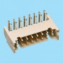 2268 / Conector acodado doble fila polarizado - Paso 2,00 mm