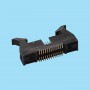 1553 / Male stright connector double row with eject latch SMT up entry - Pitch 1,27 x 2,54 mm
