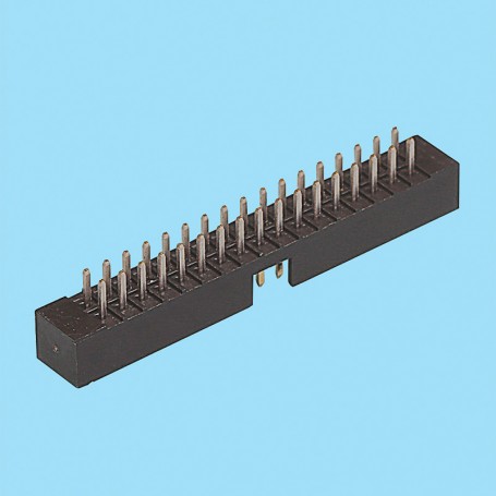 4446 / Conector macho recto bajo perfil - Paso 2,00 x 2,00 mm