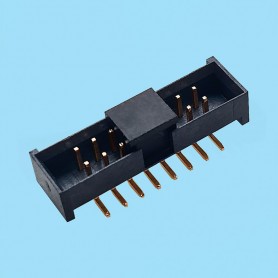 4438 / Male stright connector low profile SMD - Pitch 2,00 x 2,00 mm