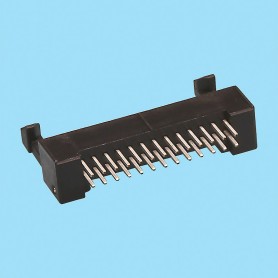 4439 / Male stright connector with eject latch - Pitch 2,00 x 2,00 mm