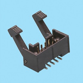 4449 / Male stright connector SMD with eject latch - Pitch 2,00 x 2,00 mm