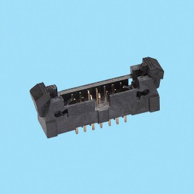 4431 / Male stright connector with eject latch - Pitch 2,00 x 2,00 mm