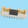 1988 / Conector recto simple fila polarizado SMD - Paso 2,00 mm