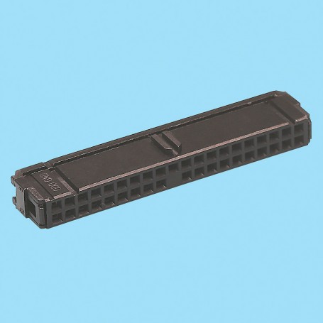 5420 / Female stright connector FFC ULTRA ATA  - Pitch 2,54 x 2,54 mm