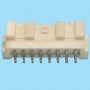 1989 / Conector acodado simple fila polarizado SMD - Paso 2,00 mm