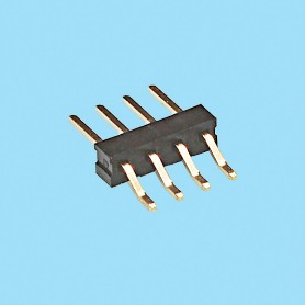 2589 / Angled pin header single row SMD - Pitch 2,54 mm