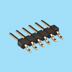 2578 / Angled pin header single row SMD - Pitch 2,54 mm