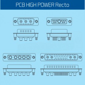 PCB HIGH POWER Series / PCB POWER Recto 40A (Sub-D Combo)