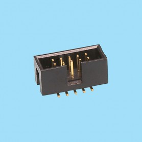 4455 / Male stright connector polarized SMD - Pitch 2,54 x 2,54 mm