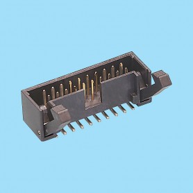 5395 / Male stright connector SMD with eject latch - Pitch 2,54 x 2,54 mm