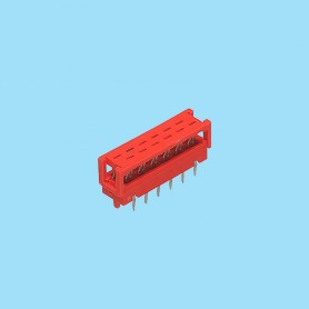 5433 / FFC stright micro conector para soldar a PCB - Pitch 2,54 x 2,54 mm