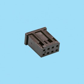 2685 / Crimp connector housing double row - Pitch 2,54 mm