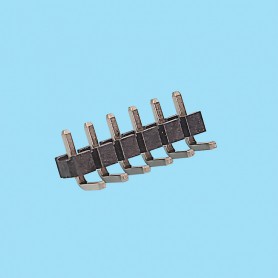3919 / Molded angled strip - 3.96 mm pitch