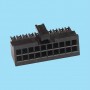 5780 | Micro conector hembra recto de potencia - Paso 2,54 mm