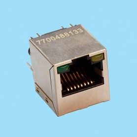 7700 / Telephone RJ45 modular plugs with filter - Protected upper PCB entry