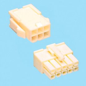 6740 | Dual row mini power connector - Pitch 4,20 mm