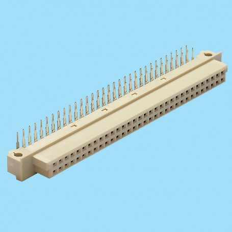 2218 / DIN 41612 connector - Angled female (Type Q)