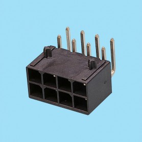 7746 | Angled male power connector MEGA 23A - Pitch 5,70 mm