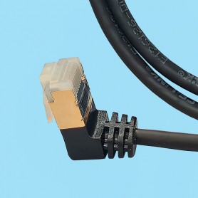 9610 / Assembly wire CAT 7 SSTP CABLE - Plug 90º Outer