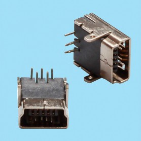 5623 / Female connector angled - MINI USB
