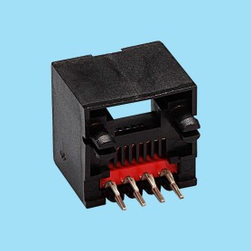 7623 / Telephone modular plugs FCC-68 stright [Low profile]