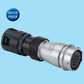 WY-ZB / In-line receptacle for plastic-hose IP55
