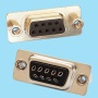 8001 / Conector hembra SUB-D soldar cable