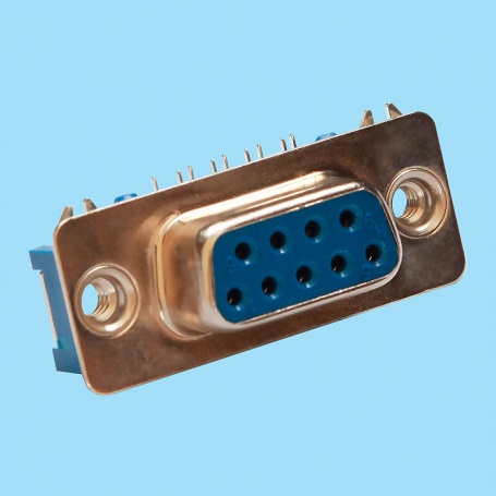 8095 / Conector hembra SUB-D acodado PCB