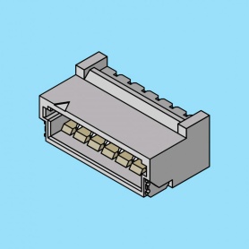 1028 / Angled connector polarized SMD - Pitch 1,00 mm